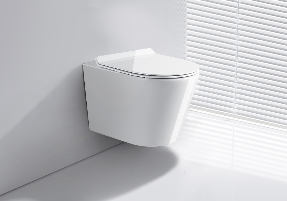 38-YJ-2392 EVEREST  WC ŠKOLJKA RIMLESS KONZOLNA+WC DASKA SOFT CLOSE