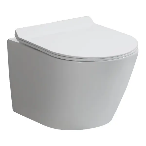 38-YJ-2482 EVEREST MAIOR TORNADO INVISIBLE WC ŠKOLJKA RIMLESS KONZOLNA+WC DASKA S CLOSE
