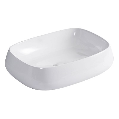 38-YJ-9243 EVEREST UMIVAONIK 560x420x140mm, ZDJELASTI, bijeli, OVALNI