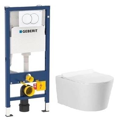 38-YJ-BASE SET GEBERIT BASE SET (WC ŠKOLJKA RIMLESS KONZ.+ WC DASKA SOFT CLOSE+GEBERIT BASIC)