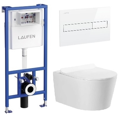 38-YJ-LAUFEN BASE SET LAUFEN BASE SET (WC ŠKOLJKA RIMLESS KONZ.+ WC DASKA SOFT CLOSE+LAUFEN VODOKOT.